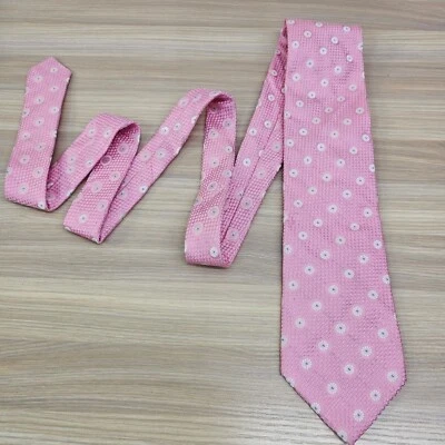 Corbata para el cuello para hombre IKE BEHAR rosa floral medallón seda floreta diseñador primavera EE. UU. Foto 1 de 4