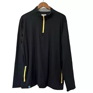Chubbies Obsidian Momentum 1/4 Zip Pullover Shirt Gr. XL schwarz sportlich Herren - Bild 1 von 8