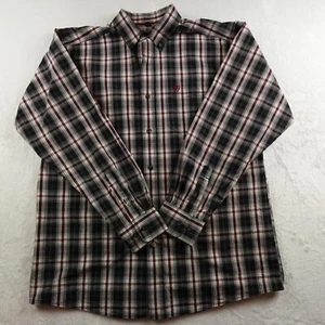 Ariat Pro Series Shirt Men's Large Pro Classic Long Sleeve Plaid Western - Picture 1 of 10