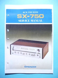 Manual de servicio instrucciones para Pioneer SX-750 - Imagen 1 de 1