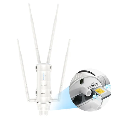 4G LTE Outdoor WLAN Router Dual Band AC1200 WLAN Extender Repeater Wetterfester - Bild 1 von 4