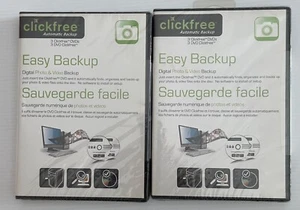 LOT OF 2 CLICKFREE AUTOMATIC EASY PHOTO & VIDEO BACKUP NEW SEALED - Picture 1 of 4
