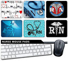 Nurse #6 - MOUSE PAD - RN LPN NP Nursing Student Computer Office Decor Gift