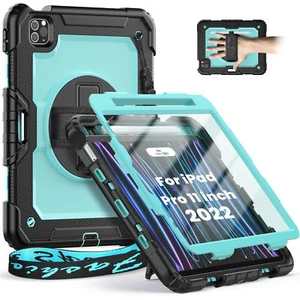 Coque pour iPad Pro 11 2021 et 2020 résistante aux chutes et aux chocs avec s... - Photo 1/7