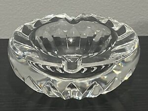 BACCARAT ALICANTE CRYSTAL ROUND CIGARETTE ASHTRAY FRANCE NICE