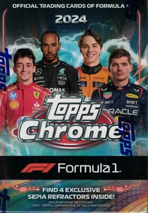 2024 TOPPS CHROME FORMULA 1 F1 RACING SEALED 6-PACK BLASTER BOX NEW FASC IN HAND - Picture 1 of 4