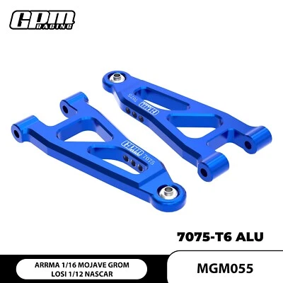 GPM 7075 Alloy Front Lower Suspension Arm For ARRMA 1/16 Mojave Grom 1/12 Nascar - Image 1 of 4