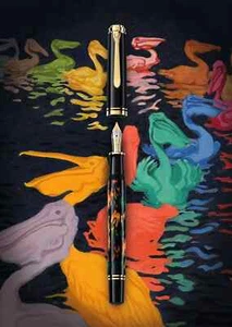 Pluma Estilográfica Pelikan M600 Colección de Arte Glauco Cambon F Nuevo en Caja - Imagen 1 de 3