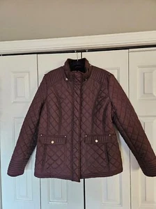 Weatherproof quilted coat jacket chocolate brown gold XL - Picture 1 of 8