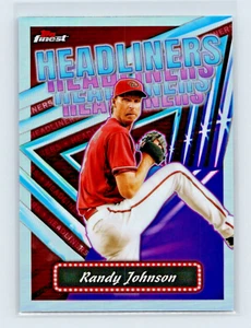 2023 Topps Finest Randy Johnson Finest Headliners Insert Arizona Diamondbacks - Picture 1 of 2