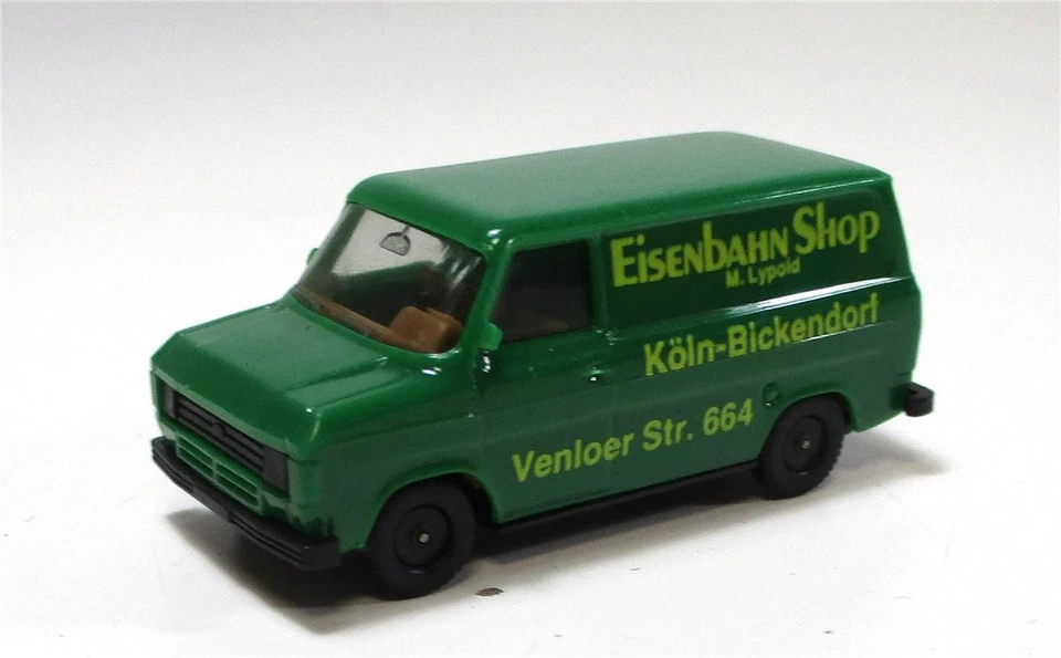 Modellauto H0 1:87 Herpa PKW Ford Transit Eisenbahn-Shop Köln - Bild 1 von 1