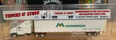Remolque tractor Mountain Valley Express 1/87 Trucks N' Stuff raro con furgoneta seca de 53' Foto 1 de 4