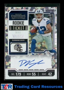 2023 Panini Contenders #108 Deuce Vaughn Cracked Ice #/23 Variation Auto - Picture 1 of 2