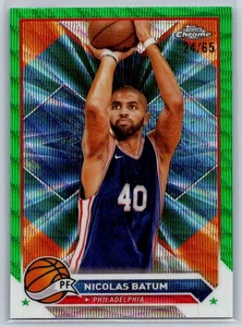 2023-24 Topps Chrome - Nicolas Batum #113 Green Refractor /65 Rare! - Picture 1 of 2
