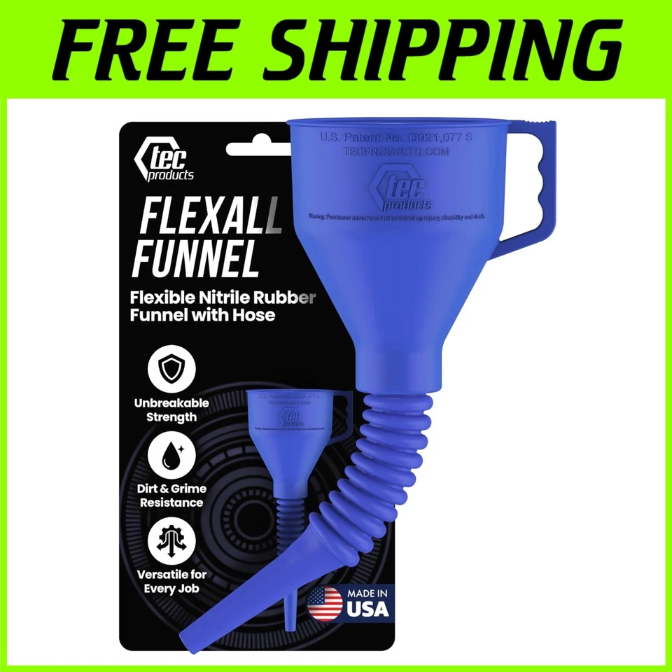 Funil de óleo flexível longo - Ideal para manutenção de carros - Imagem 1 de 4