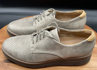 Clarks Unstructured Women's Oxfords Platinum Size 8M - Image 1 of 4