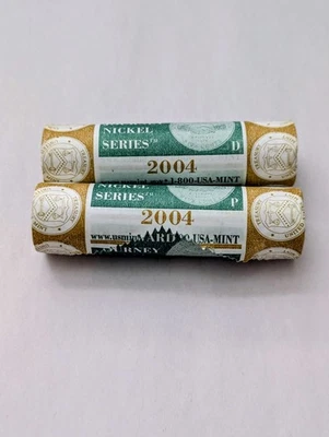 Westward Journey 2004 P&D Medalla de la Paz Níquel EE. UU. Rollos Como Nuevos - Sin Circular Foto 1 de 4