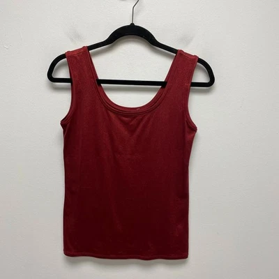 Camiseta sin mangas sin mangas con cuello redondo brillante delicioso mercado negro de la Casa Blanca para mujer S Foto 1 de 4