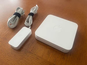 Apple Wireless A1354 AirPort Extreme Wi-Fi Router Base Station Extreme - Tested - Picture 1 of 8