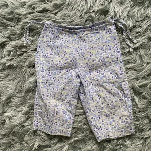 VTG Okie Dokie 3T Toddler Girl Cute Capri Pants Cotton Spring Flowers USA Made - Picture 1 of 5