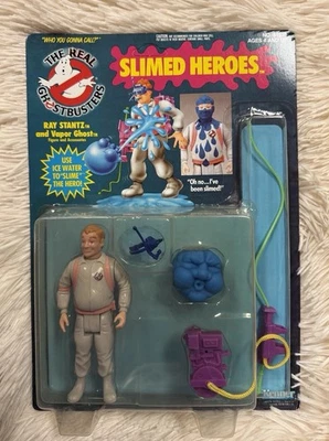Cazafantasmas reales 1986 sin usar, en caja, héroes adelgazados Ray Stantz SIN PERFORAR Foto 1 de 4
