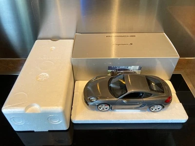 RARE PORSCHE CAYMAN S GREY METALLIC 1/18 MINICHAMPS - Photo 1/4