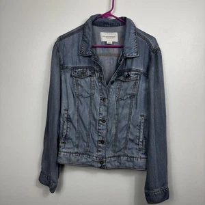Anthropologie Pilcro and the Letterpress Soft Denim Jean Jacket Blue Medium M - Picture 1 of 16