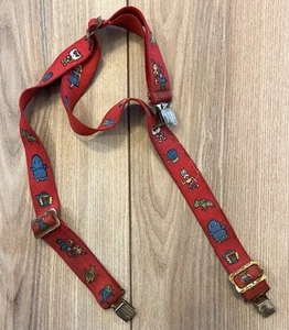 Vintage 80's Pee Wee Herman Playhouse Pant Suspenders Kids Youth - Picture 1 of 6