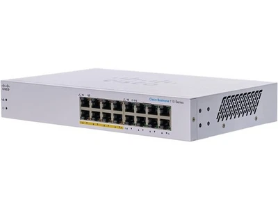 Cisco 110 CBS110-16PP Ethernet Switch, 16 Ports - 2 Layer Supported - Image 1 of 4