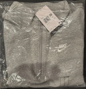 Nike Rundhalsausschnitt Reißverschluss (brandneu mit Etikett) XL Damen grau - Bild 1 von 4