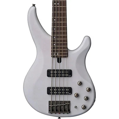 Bajo blanco translúcido Yamaha TRBX505 Foto 1 de 3