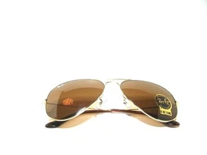 Ray Ban Sunglasses RB 3025 Aviator Large Metal Gold 001/33 Size 58mm - Picture 1 of 5