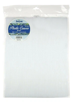 Cross Stitch Janlynn 6 Pack of Clear Plastic Canvas 7 Ct 10.5" x 13.5" #997-2014 - Image 1 of 3