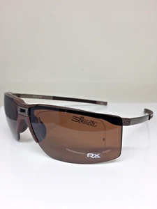 New Silhouette SPX 4057 Sunglasses C. 6201 Matte Brown w/ Brown Polarized Lenses - Picture 1 of 12