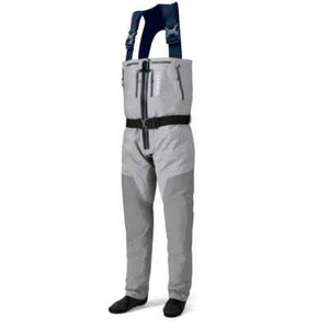 Breathable Zip-Front Chest Fishing Waders Zippered Stockingfoot Gear for Hunting - Picture 1 of 11