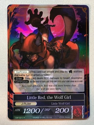 FoW Crimson Moon's Fairy Tale Little Red Riding Hood // Little Red, the Wol Foil - Image 1 of 2