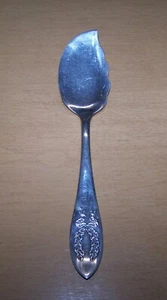 Antiguo esparcidor de servidor Rockford Silver CO 5 FAIROAKS de gelatina maciza 1909 - Imagen 1 de 3