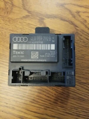 AUDI Q7 2007-2015 4L MÓDULO DE CONTROL PUERTA DELANTERA DERECHA P/N: 4L0 959 792B OEM Foto 1 de 3