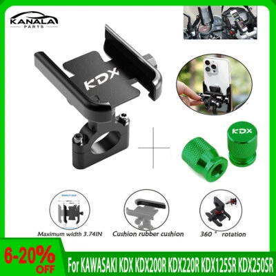 For KAWASAKI KDX KDX200R KDX220R KDX125SR KDX250SR Mobile Phone Stand Bracket Foto 1 de 2
