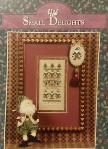 Be Merry Christmas Elf & Ornament Cross Stitch PATTERN Booklet/Leaflet - Picture 1 of 1