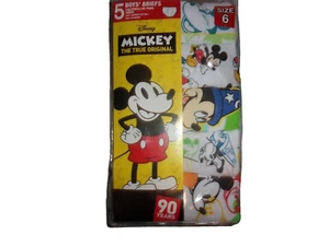 Disney Mickey Mouse 5 Pack Boys Brief Size 6 (B245) - Picture 1 of 4