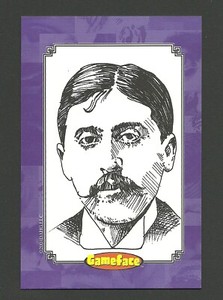 Marcel Proust  Author Novelist Trivia Game Collector Card