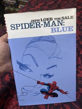 SPIDER-MAN BLUE LOEB OOP SALE SOLD OUT MARVEL COMICS HARDCOVER 2003 1st Printing