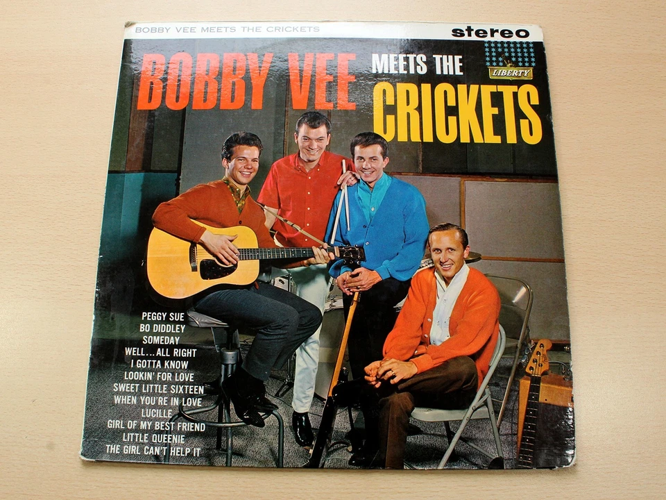 Bobby Vee And The Crickets/Meets/1962 Liberty Stereo LP - Image 1 of 4