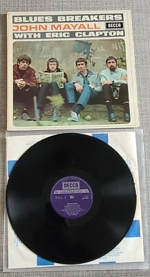 JOHN MAYALL & ERIC CLAPTON-BLUESBREAKERS-UK STEREO RE-ISSUE LP ON DECCA-1971-VGC - Imagem 1 de 4