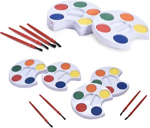 Neliblu Mini Aquarellfarben Set für Kinder - 24 Stück individuelle Aquarell Pa - Bild 1 von 12