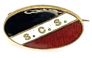 Vintage französische Emaille Pin Anstecker unbekannte Organisation 25 x 16 mm (K) - Bild 1 von 2