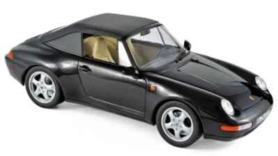 Porsche 911 Cabriolet 1993, Norev 1:18 COLORE NERO - Immagine 1 di 2