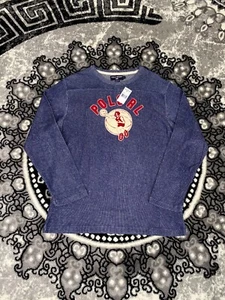 Original Polo Ralph Lauren Polo Sport Washed Embroidered Knit Jumper - Picture 1 of 16