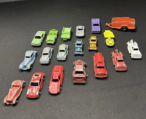Vintage Die Cast Metal Tootsie Toy Car Mixed Lot of 19 (Cars, Trucks, Trailer) - Picture 1 of 24